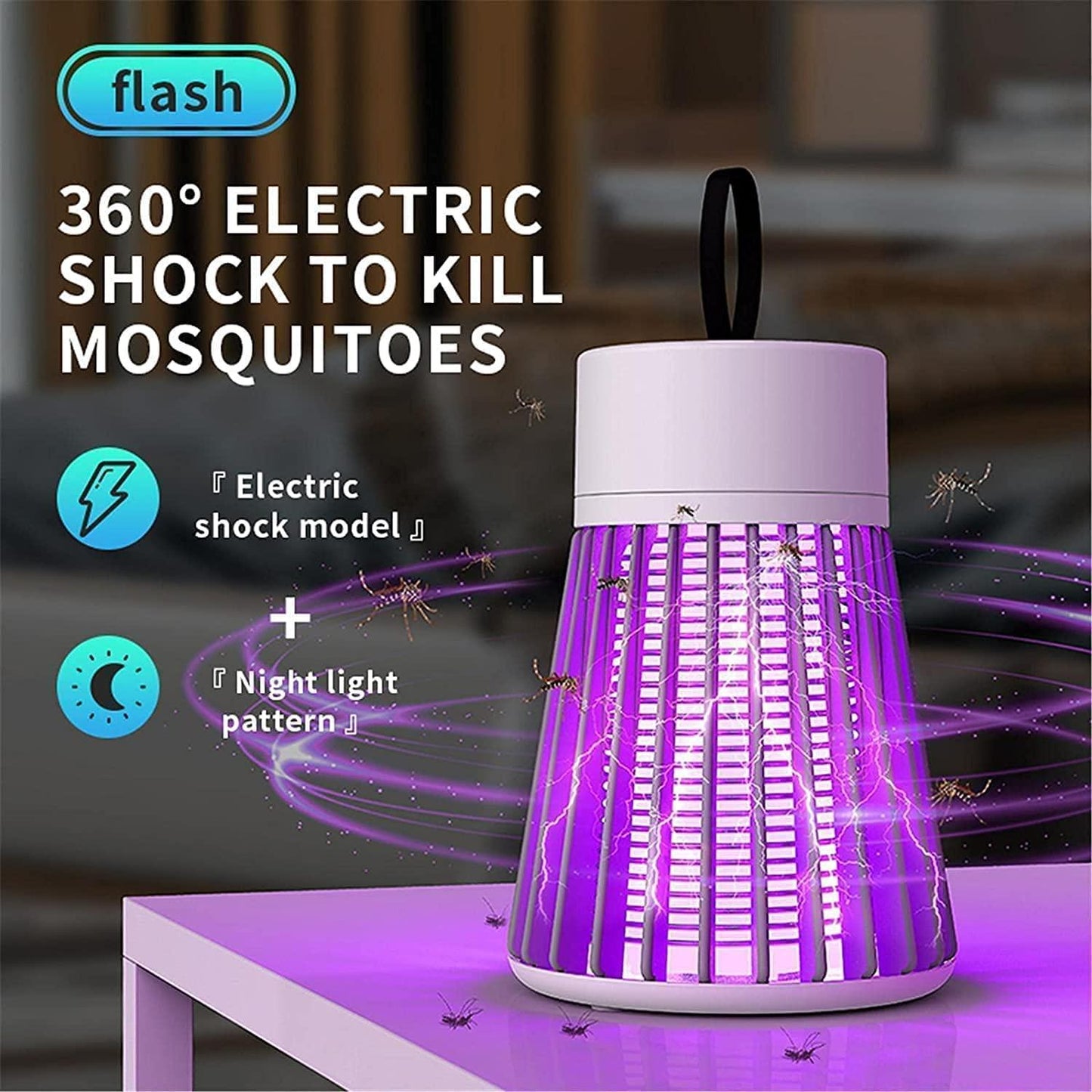 Electric Mosquito Killer Machine – UV Light Mosquito Trap Lamp | Chemical-Free Insect Killer for Home, Bedroom & Office