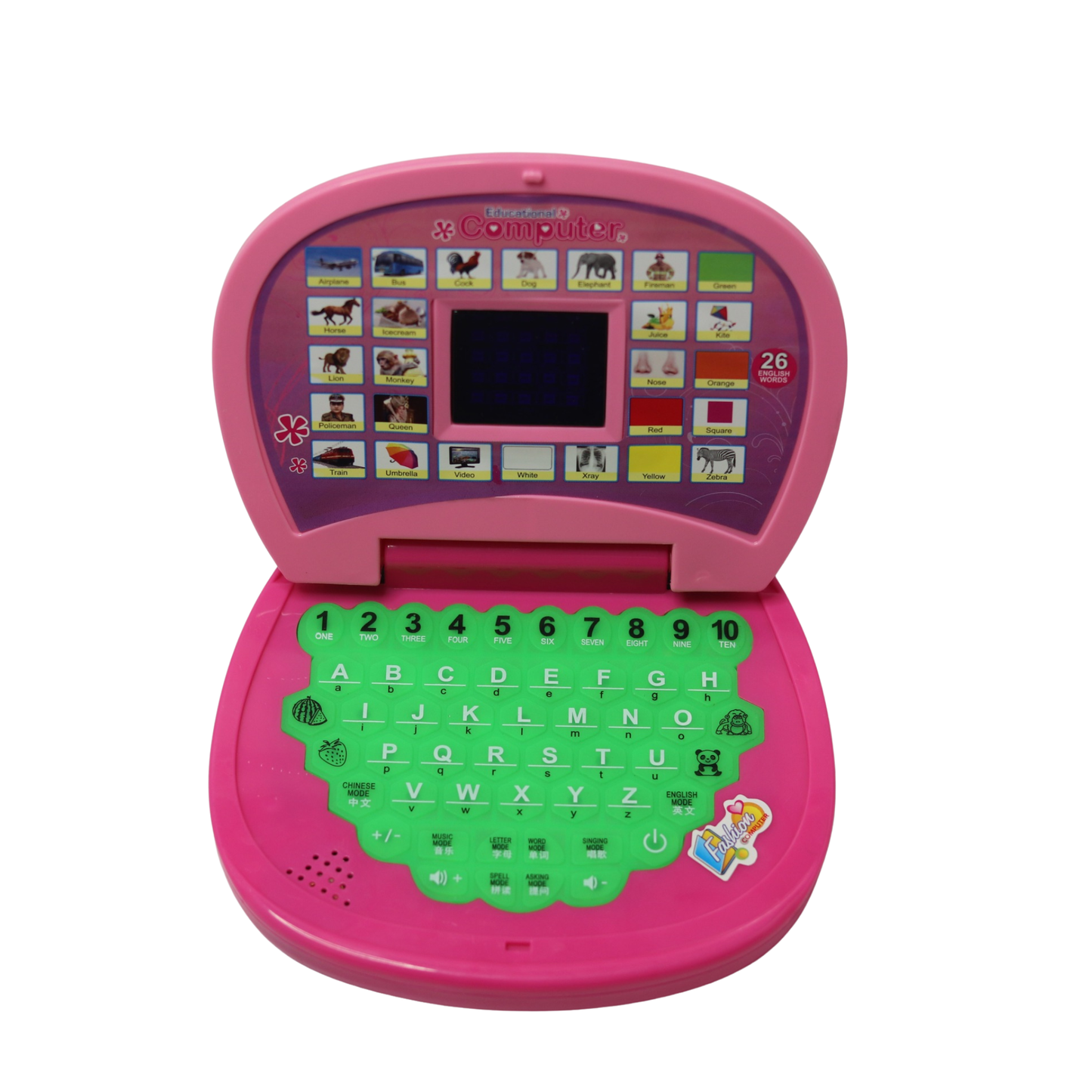 Kids Educational Learning Laptop – Interactive Toy Computer with Sounds & Words