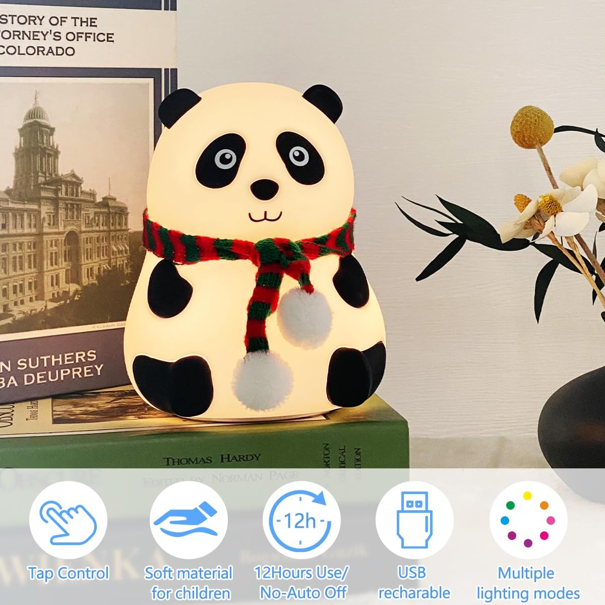 CUTE PANDA NIGHT LIGHT OR KIDS