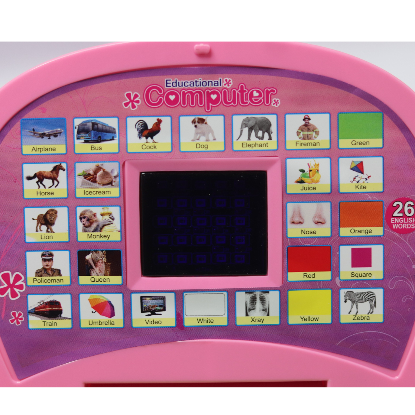 Kids Educational Learning Laptop – Interactive Toy Computer with Sounds & Words