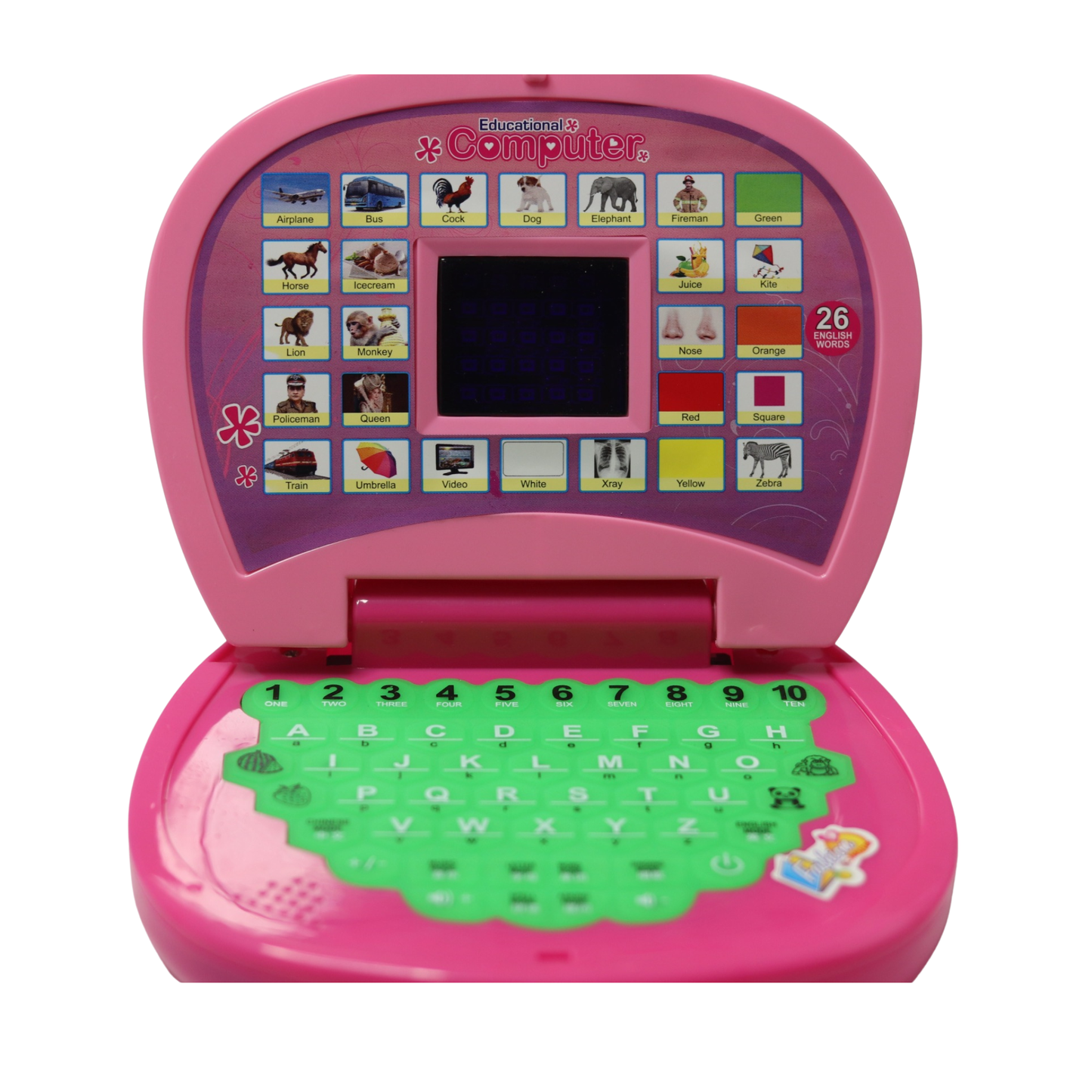Kids Educational Learning Laptop – Interactive Toy Computer with Sounds & Words